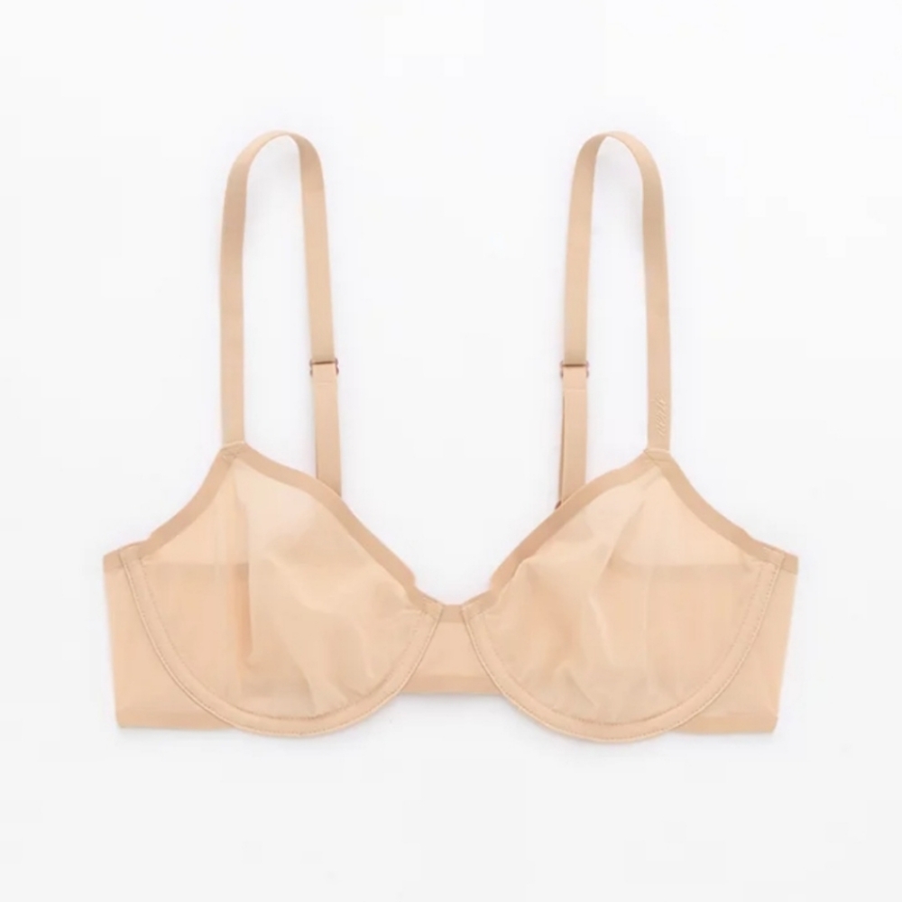 Aerie SMOOTHEZ Mesh Unlined Bra - 32D